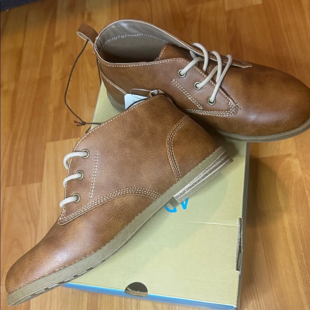 Thereabouts Little & Big Kid Boys Mason Flat Heel Chukka Boots brown size‎ 5